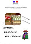 le commerce non sedentaire alimentaire