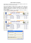 Mode d`emploi du calendrier