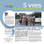 5 Vies N°11 - Juillet 2008 - Communauté de communes du Pays
