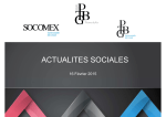 ACTUALITES SOCIALES