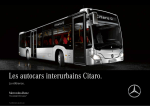 Les autocars interurbains Citaro. - Mercedes-Benz