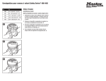 Instructions 480 à 485 consignation de vanne à volant