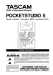 3 – Description du Pocketstudio 5
