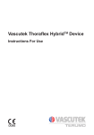 Vascutek Thoraflex HybridTM Device Instructions For Use