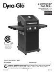 2-BURNER LP GAS GRILL