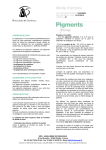 Fiche technique du fabricant