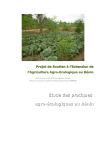 Etude des pratiques agro-écologiques au Bénin