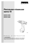 Perceuse-visseuse sans fil