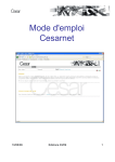 Mode d`emploi Cesarnet