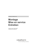 Montage Mise en service Entretien