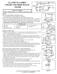 CLAMP-N-CARRY CHAIR AND BIKE RACK #51430