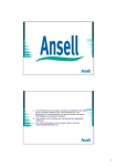 Ansell Healthcare est un leader mondial en - CLIN Paris-Nord