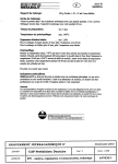 MODE D`EMPLOI WERABAL/T 29.07.97 Temps de prdparation: env