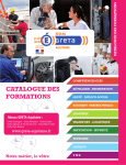 CAtALogue des formAtioNs