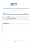 Étude impact plan protection raccordement production