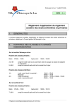 1. GENERALITES 2. HORAIRES DES CLASSES - Estavayer-le-Lac