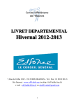 Livret hivernal 2012-2013