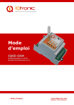 Mode d`emploi IQSD-GSM