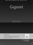 Gigaset A510H – votre précieux compagnon