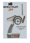 SPEKTRUM DX3R Ensemble radio DSM2