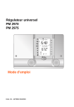 Régulateur universel PM 2970 PM 2975 Mode d`emploi