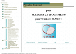 Présentation du logiciel PLEÏADE
