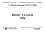 AG 2013 Commission Communication