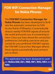 FON WiFi Connection Manager for Nokia Phones Inst