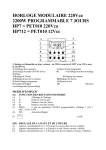 HORLOGE MODULAIR 2200W PROGRAMMAB HP7 = PET010