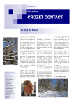 CROZET CONTACT - Mairie de crozet