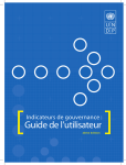 Guide de l`utilisateur - Governance Assessment Portal