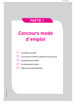 Concours mode d`emploi PARTIE 1 - Hachette