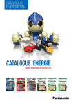 CATALOGUE ENERGIE - Panasonic Batteries