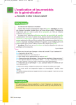 L`explication et les procédés de la généralisation 31