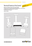 Terminal Sartorius ProControl