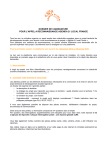 dossier de candidature Agenda 21 local France - DRIEE Ile-de