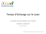 Temps d`échange sur le Lean