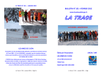 LA TRACE N 101 - JANVIER 2012