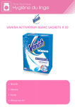 FT 203099 Vanish activateur blanc sachets x 10