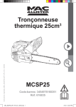 MCSP25 Tronçonneuse thermique 25cm3