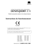 Mode d`emploi du Dentaport ZX