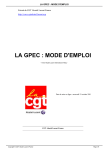 LA GPEC : MODE D`EMPLOI - CGT Alcatel Lucent France