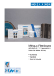 WEICON Métaux plastiques PDF brochure, 1.3 MB