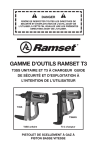 GAMME D`OUTILS RAMSET T3