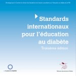 Standards internationaux pour l`éducation au diabète