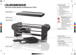 Bref mode d`emploi appareil à raclette/gril pour 2 - Migros