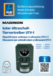 Solar-Ultraschall- Tiervertreiber UTV-1