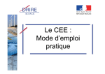 Le CEE : Mode d`emploi pratique