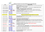 PROJET de Calendrier des réunions FCPE