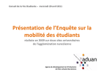 présentation CVE enquete mobilité étudiants avril 2011_FINALE